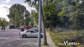 Bombeiros combatem princípio de fogo na Quinta do Bosque