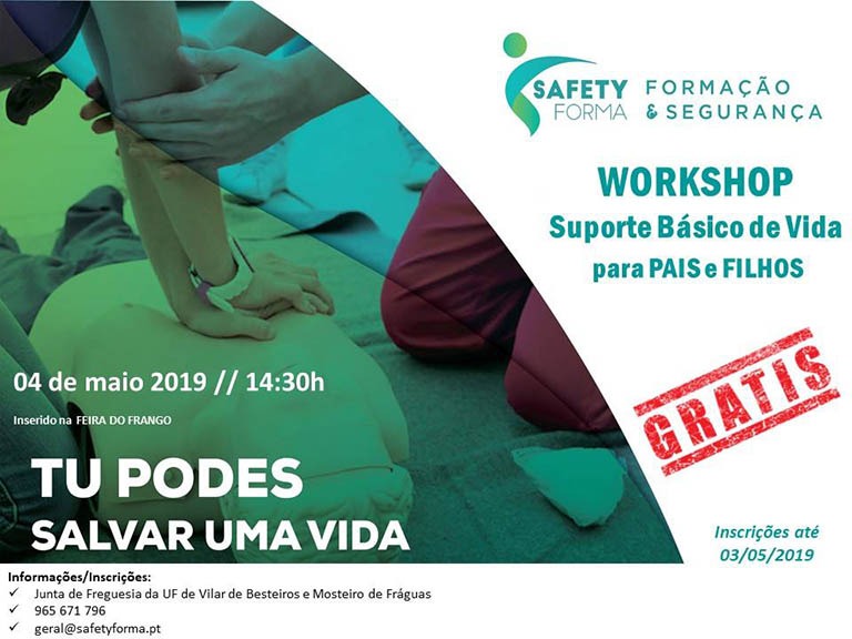 Workshop Suporte Básico de Vida para Pais e Filhos