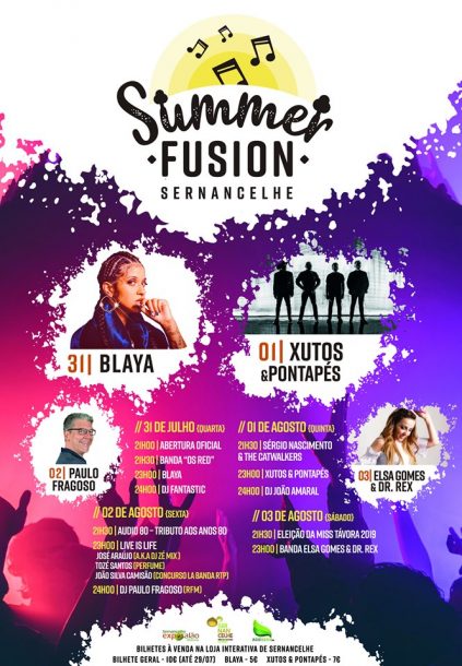 Summer Fusion Sernancelhe cartaz