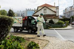 desinfeção urbana em Viseu