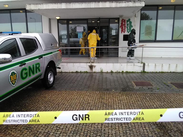 GNR descontaminou cerca de 3000 ambulancias