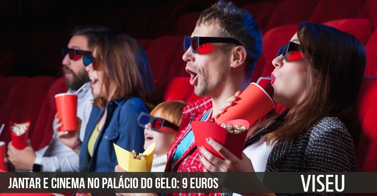 Jantar e Cinema no palacio do Gelo